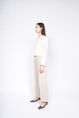 High-Waisted Wide-Leg Linen Pants with Tailored Fit – Lightweight Summer Workwear Essential