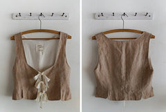 Betty Linen Waistcoat