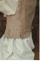 Betty Linen Waistcoat