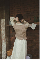 Betty Linen Waistcoat