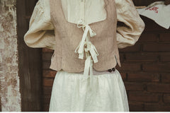 Betty Linen Waistcoat