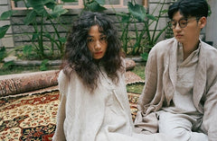 Bata de lino y algodón de Minnie