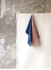 Paño de cocina de lino y algodón