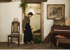 Nicole Linen Cotton Maxi Wrap Skirt