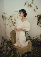 Nina Linen Cotton Puff Sleeves Blouse