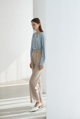 High-Waisted Wide-Leg Linen Pants with Tailored Pleats for Effortless Everyday Elegance