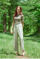 Cotton T-Shirt With Minimalist Crew Neck And Tailored Short Sleeves