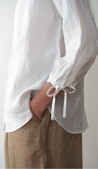 High-Rise Wide-Leg Cropped Linen Pants With Soft Pleats And Relaxed Silhouette