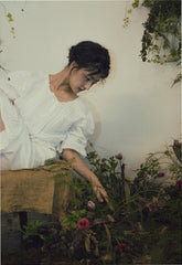 Nina Linen Cotton Puff Sleeves Blouse