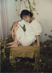 Nina Linen Cotton Ruffle Pants