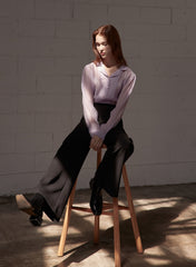 Wide-Leg High-Rise Linen Pants with Tailored Pleats and Minimalist Silhouette for Everyday Elegance