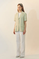 High-Waisted Straight-Leg Linen Pants for Women with Tailored Fit and Breathable Fabric