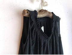 Beatrix Linen Cotton Sleeveless Maxi Dress