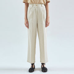 Elegant Women's Short Sleeve Linen Top – Lightweight, Breathable Summer Blouse for Everyday Wear