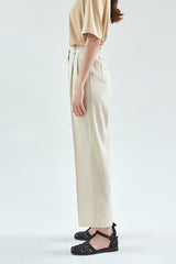 Elegant Women's Short Sleeve Linen Top – Lightweight, Breathable Summer Blouse for Everyday Wear