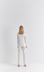 Wide-Leg Linen Pants with Elastic Back Waist and Front Pockets for Effortless Everyday Comfort