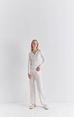 Wide-Leg Linen Pants with Elastic Back Waist and Front Pockets for Effortless Everyday Comfort