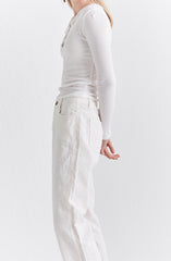 Wide-Leg Linen Pants with Elastic Back Waist and Front Pockets for Effortless Everyday Comfort