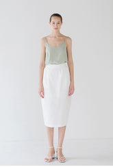 Breathable Linen Cami Top with Adjustable Straps and Soft Drape for Effortless Summer Style