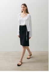 Minimalist Linen Camisole Top with Lightweight Straps and Relaxed Fit for Effortless Summer Style