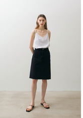 Minimalist Linen Camisole Top with Lightweight Straps and Relaxed Fit for Effortless Summer Style