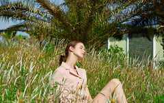 Short Sleeve Linen Jumpsuit for Women with Drawstring Waist and Notched Collar – Lightweight Summer Fit