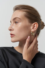 Elegant Long-Sleeve A-Line Silk Midi Dress for Women with Smooth Satin Texture and Flowy Drape