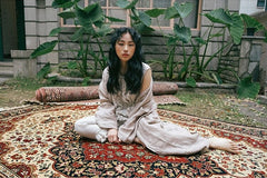 Carla Linen Cotton Ruffle Sleeveless Top