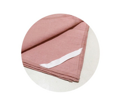 Paño de cocina de lino y algodón