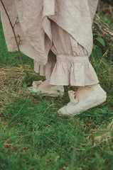 Vestido lencero de lino y algodón Marguerite