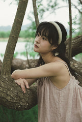 Vestido lencero de lino y algodón Marguerite