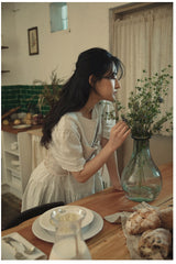 Top corto de lino Sharon