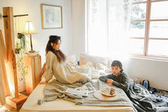 Vestido largo con volantes de lino y algodón Sofia