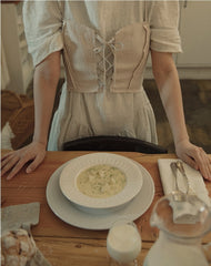 Top corto de lino Sharon