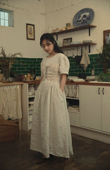 Top corto de lino Sharon