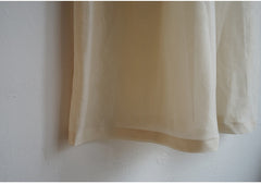 Gabardina de lino y algodón Colleen para mujer