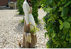 Vestido estilo pichi de lino y algodón Hannah