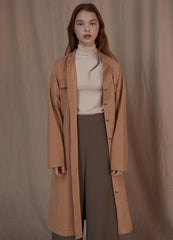 High-waisted wide-leg trousers for women made from breathable linen blend with clean tailored finish